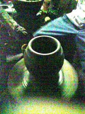 sample of the pots that he makes